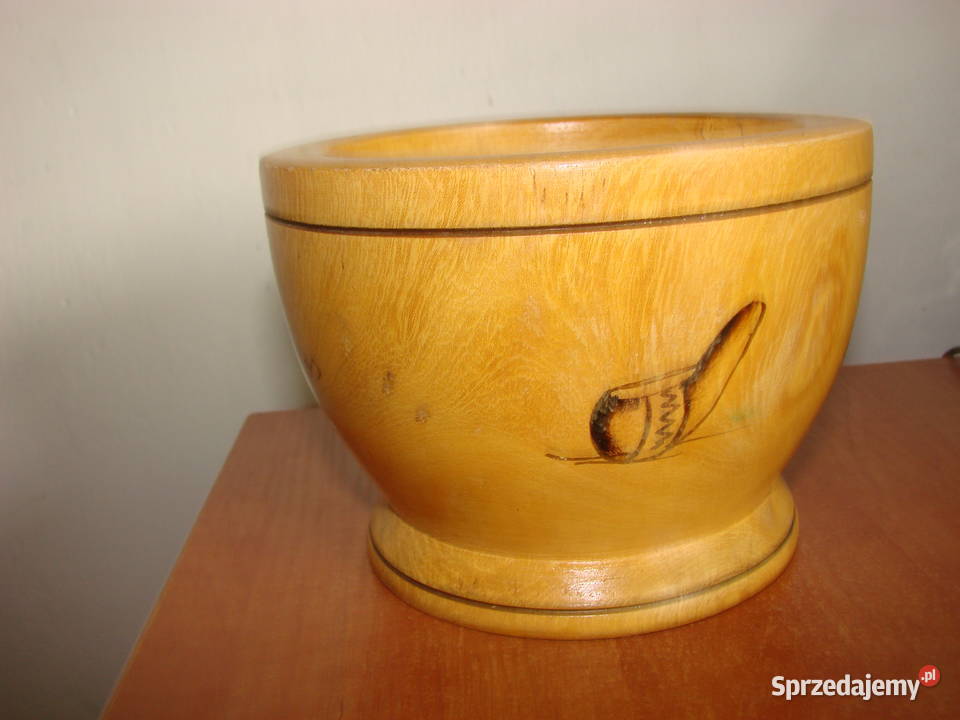 drewniany peruwiański moździerz sprzedam