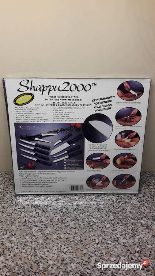 Komplet noży Shappu 2000 Stal nierdzewna Głuchołazy