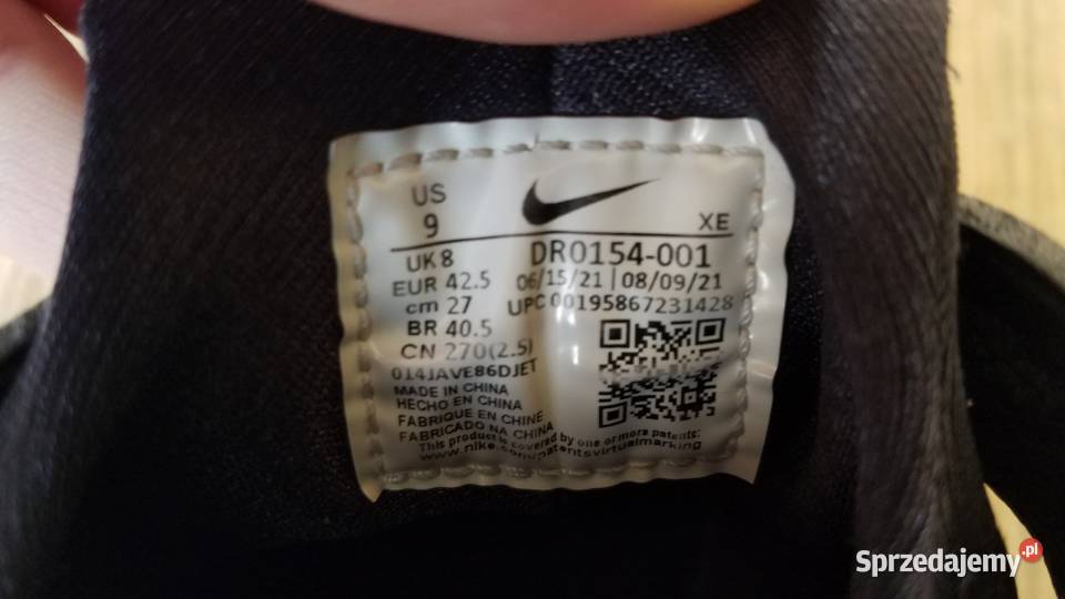 Buty NIKE AIR Huarache EUR425 27 czarne lekkie 27cm Białystok