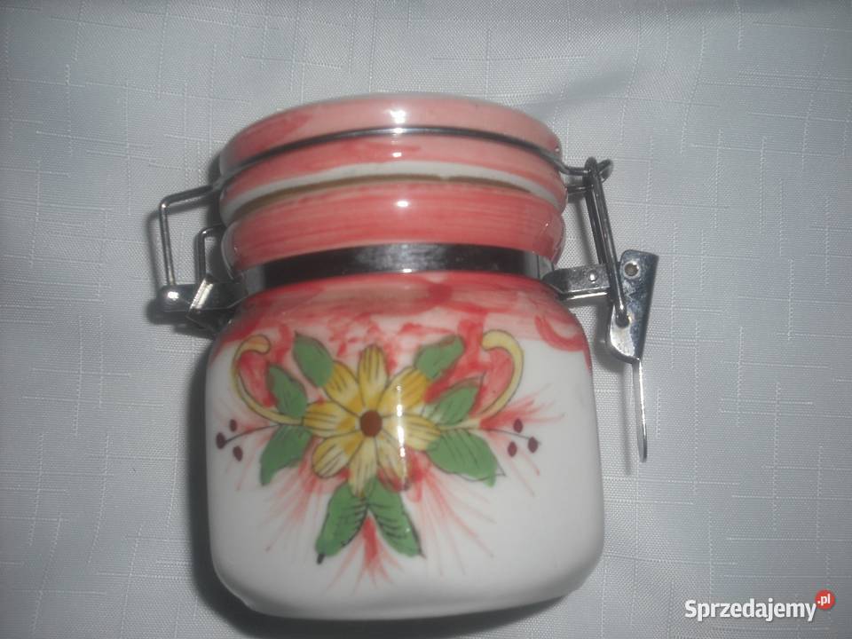 Porcelanowe pojemniki na herbatę kawę itp Warszawa sprzedam