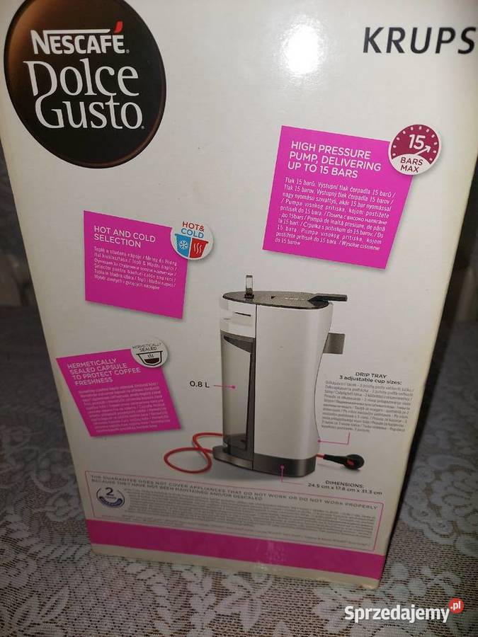 Expres do kawy Krups Obło Nescafe DolceGusto biały Czarna Woda sprzedam