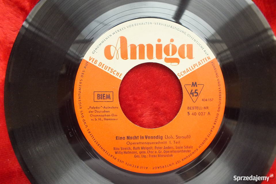 Płyta winylowa szelakowa JStraus musyka lubuskie Żary