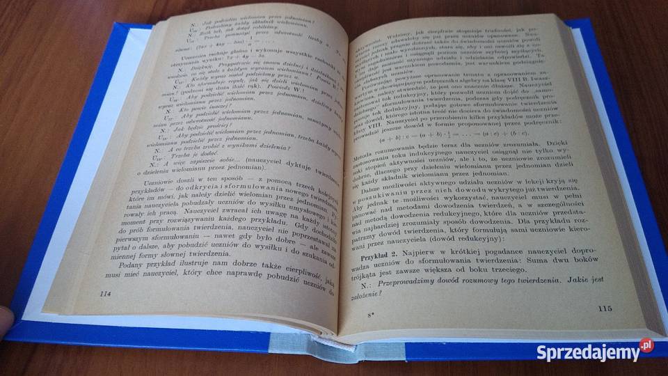 Zasady nauczania matematyki Franciszek Urbańczyk twarda Gdańsk