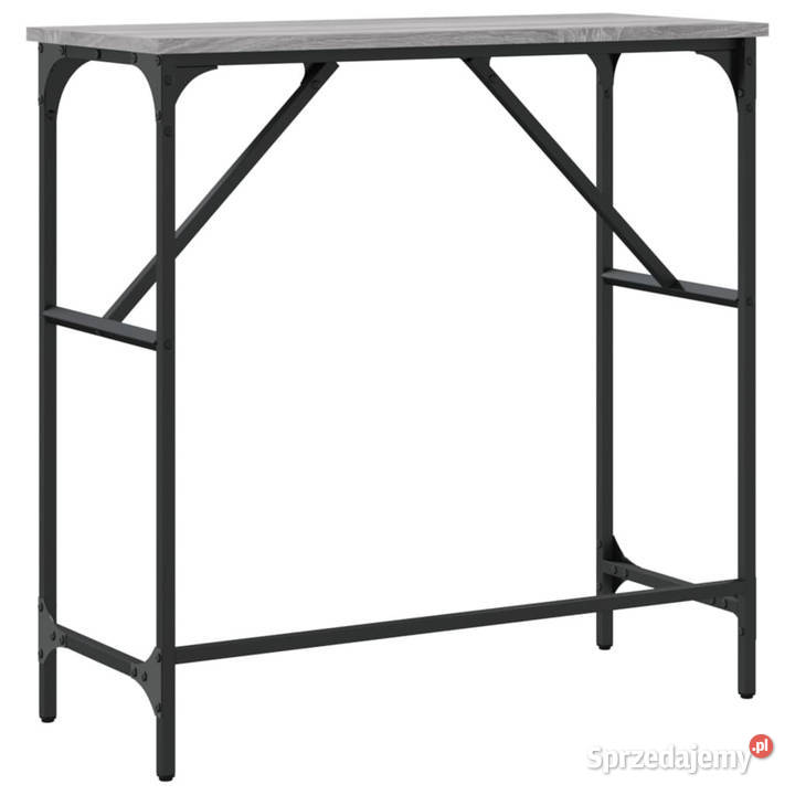 Stolik konsolowy szary dąb sonoma 75x32x75 Warszawa
