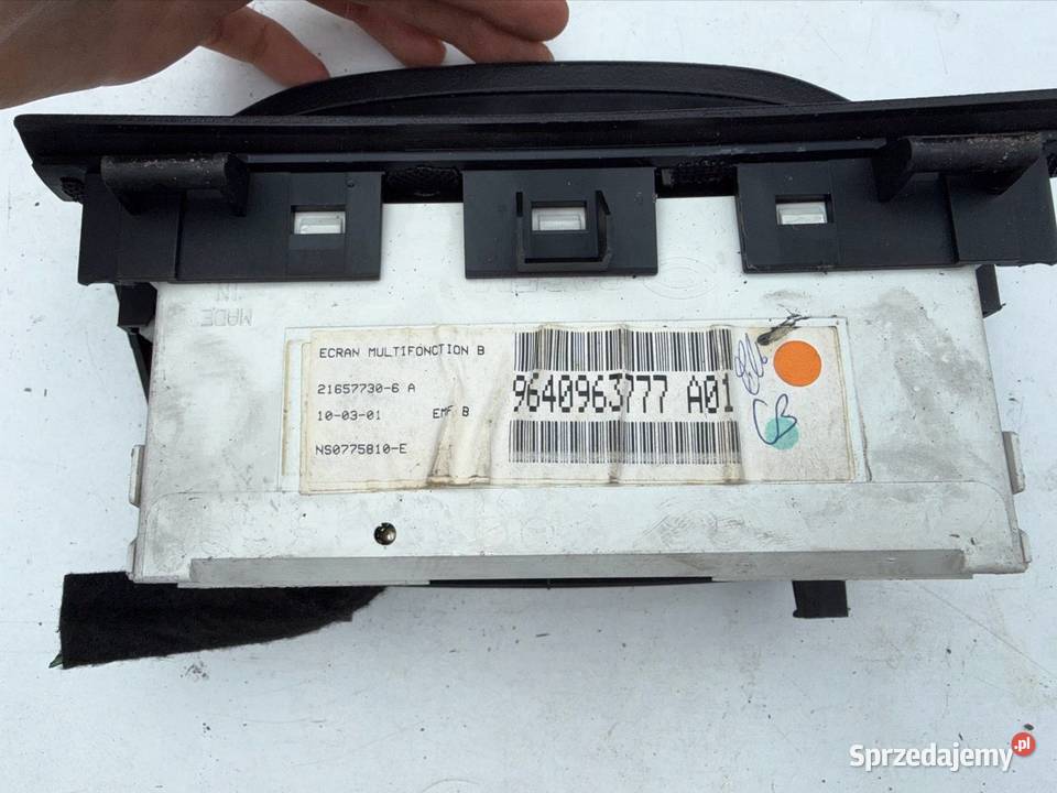 Zegarek wyświetlacz Peugeot 307 Ostrów Wielkopolski