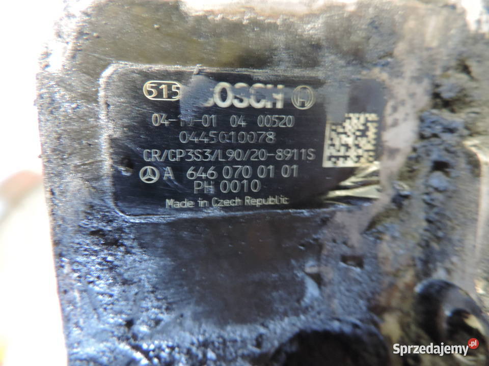MERCEDES 22 CDI POMPA WTRYSKOWA A6460700101 Nowy Sącz