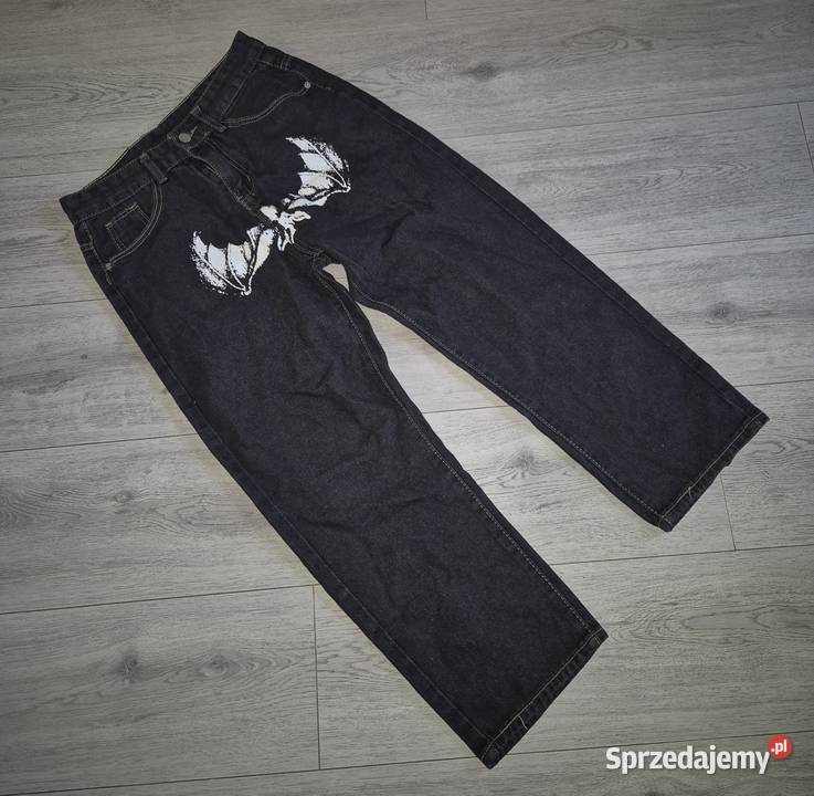 Spodnie jeansowe Baggy Y2K Streetwear M Łódź
