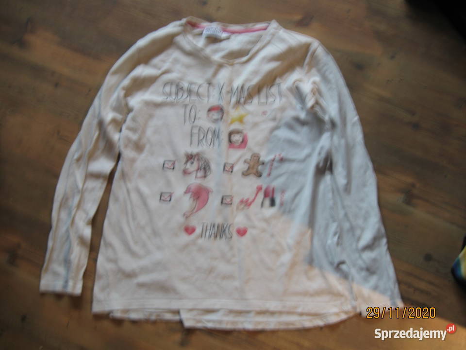 Świąteczna bluzka rozmiar 152 Emoji Legnica