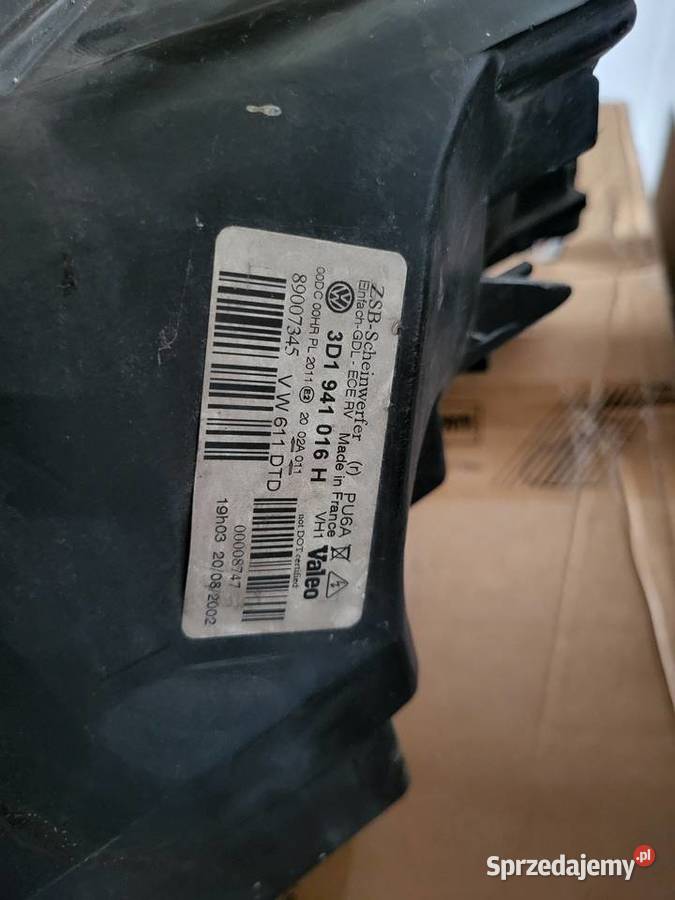 Lampa prawa xenon Volkswagen Phaeton ładna Pułtusk