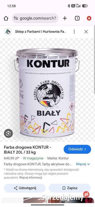 Farba Drogowa Kontur Rzeszów