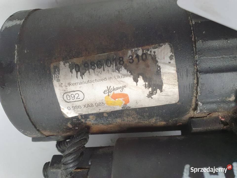 Citroen Jumper II 22 HDI ROZRUSZNIK 0986018310 osobowe Układ elektryczny silnika Janów