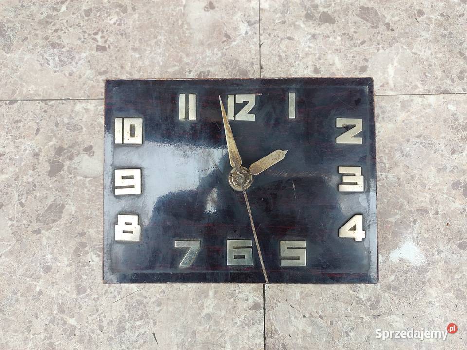 Mechanizm elektryczny starego zegara art deco pomorskie Tczew