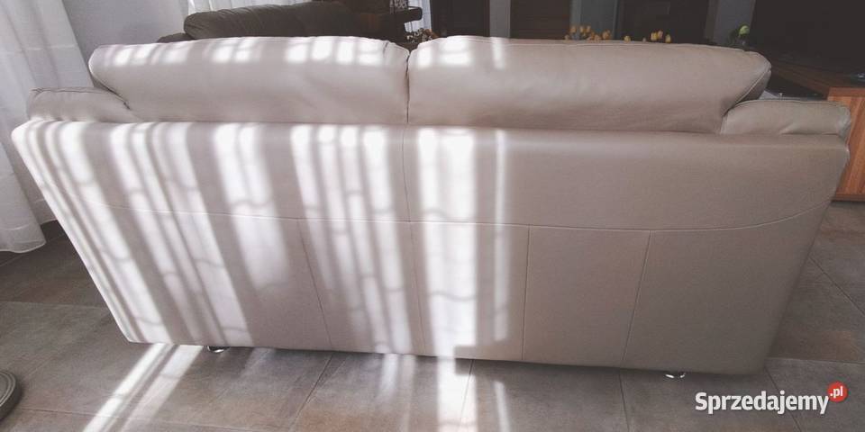 Elegancka skórzana sofa GALA 2 osobowa skóra naturalna