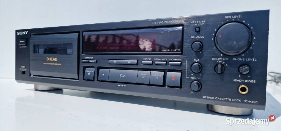 Magnetofon Sony TCK590 Stereo Cassette Deck 3 wielkopolskie Międzychód