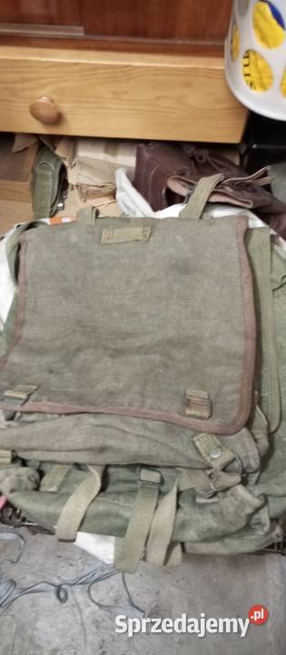Plecak kostka LWP wojskowy plecak brezentowy z Wołomin
