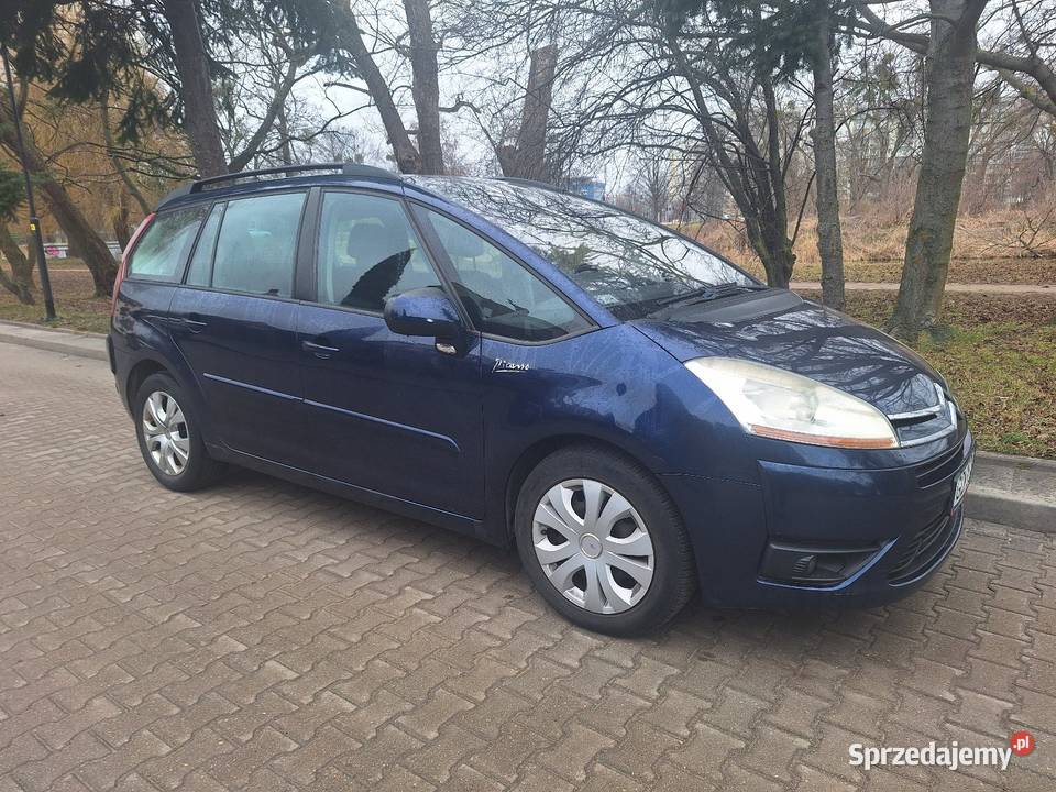 Citroen C4 Grand Picasso 16hdi 7 osobowy automat welurowa tapicerka Gdańsk sprzedam
