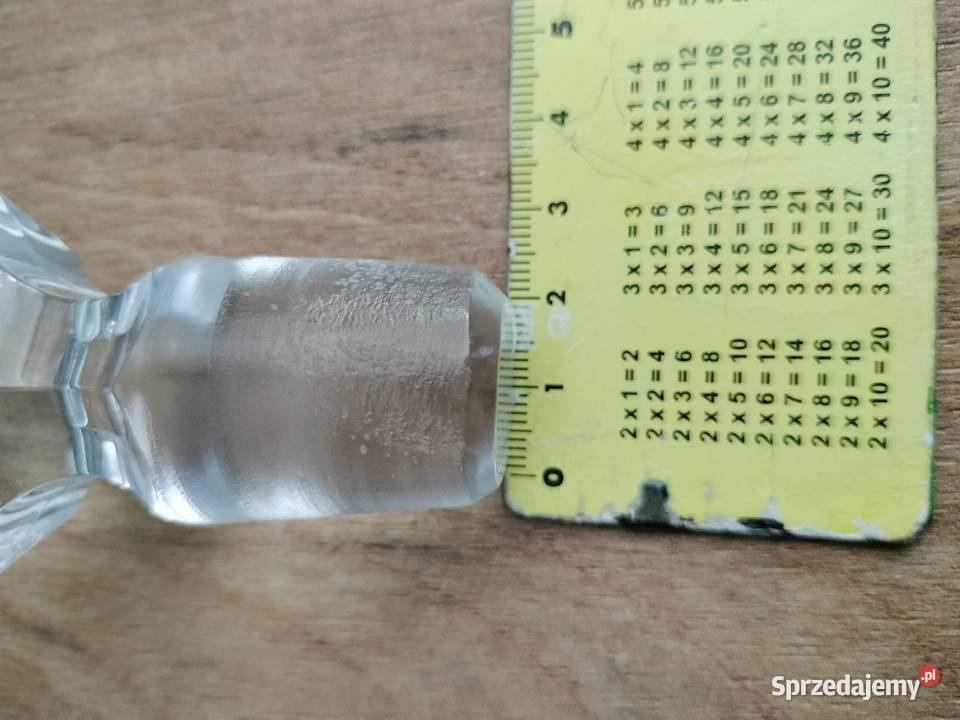 Duży kryształowy korek do karafki zachodniopomorskie