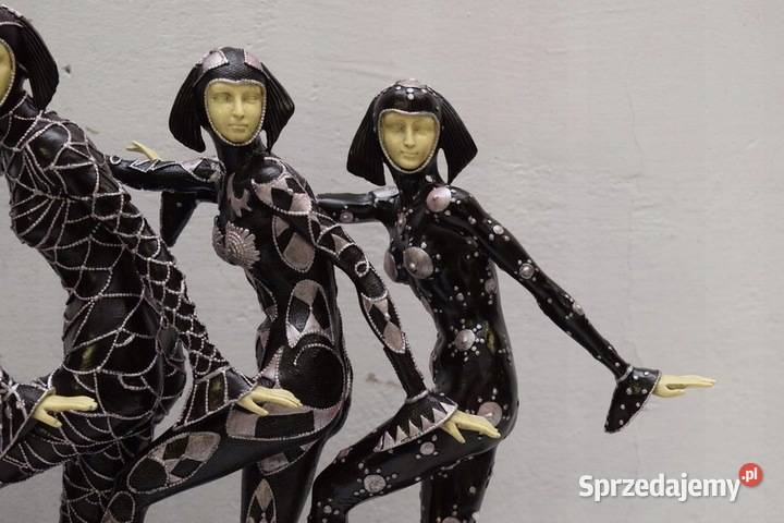 Styl Demetre Chiparus TANCERKI THE GIRLS Figura małopolskie Kraków