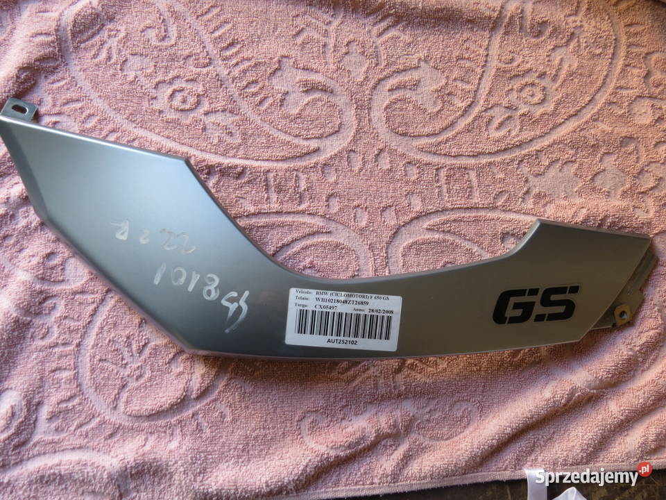 BMW GS650 GS 650 800 0812 ZADUPEK OWIEWKA osłona