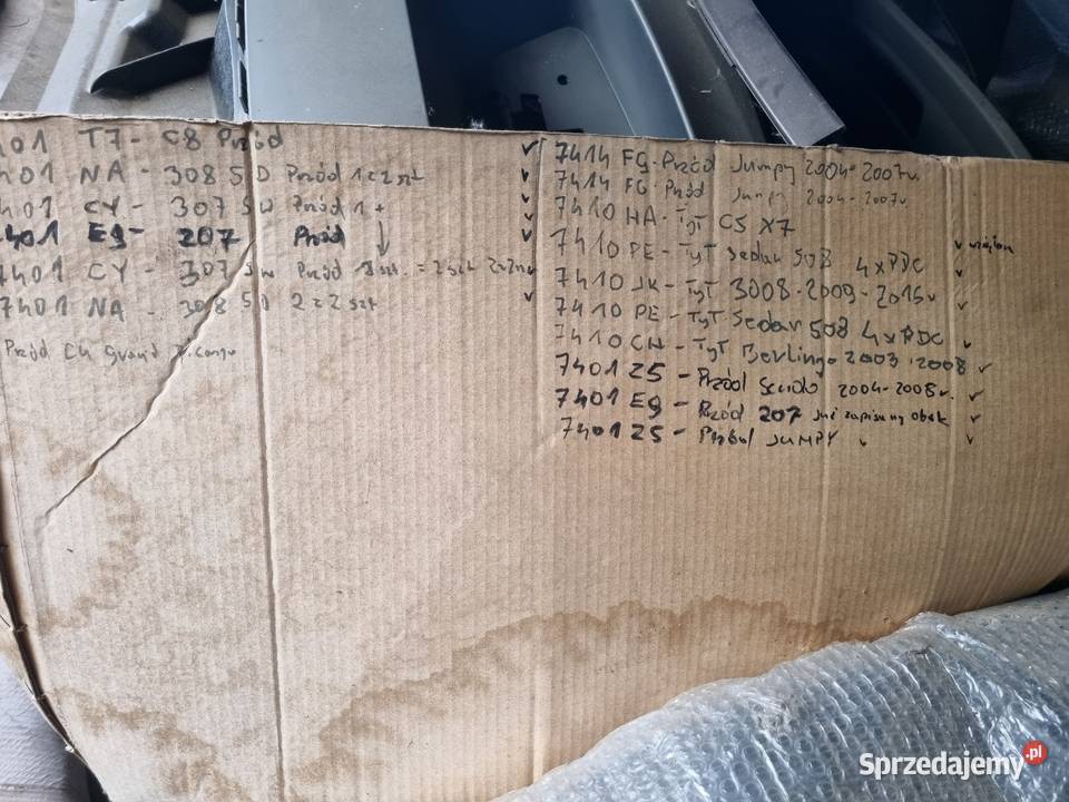 Nowy Oryginalny Zderzak Przód Tył OE Peugeot małopolskie Skawina