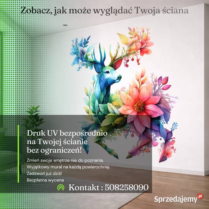 Mural grafika zdjęcie logo na ścianie Kalisz