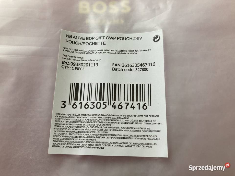 Kosmetyczka Elegancka Hugo Boss Unisex kolorowy Czerwionka-Leszczyny