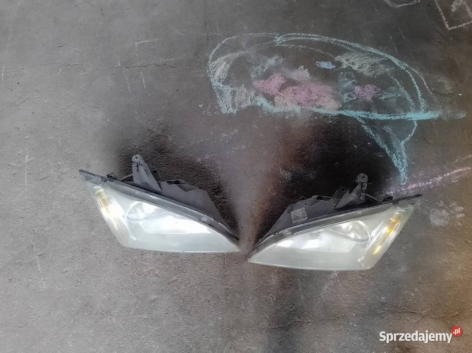 Lampy przednie ford focus c h7 wielkopolskie Nowy Dwór sprzedam