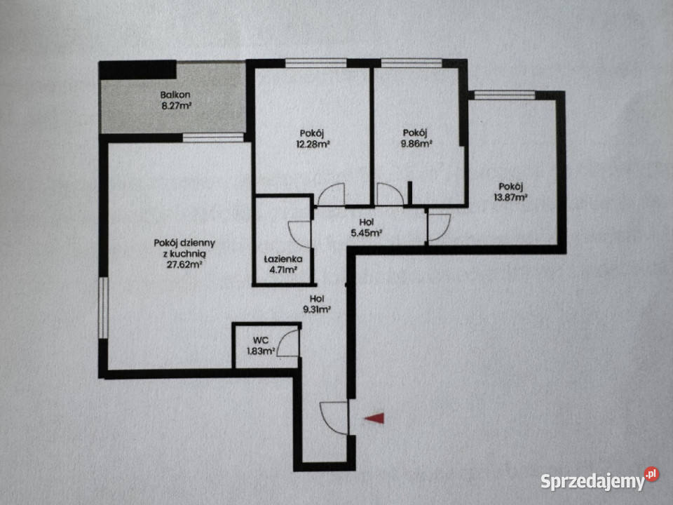 4pokojowe mieszkanie na Ursynowie Kłobucka 85m2