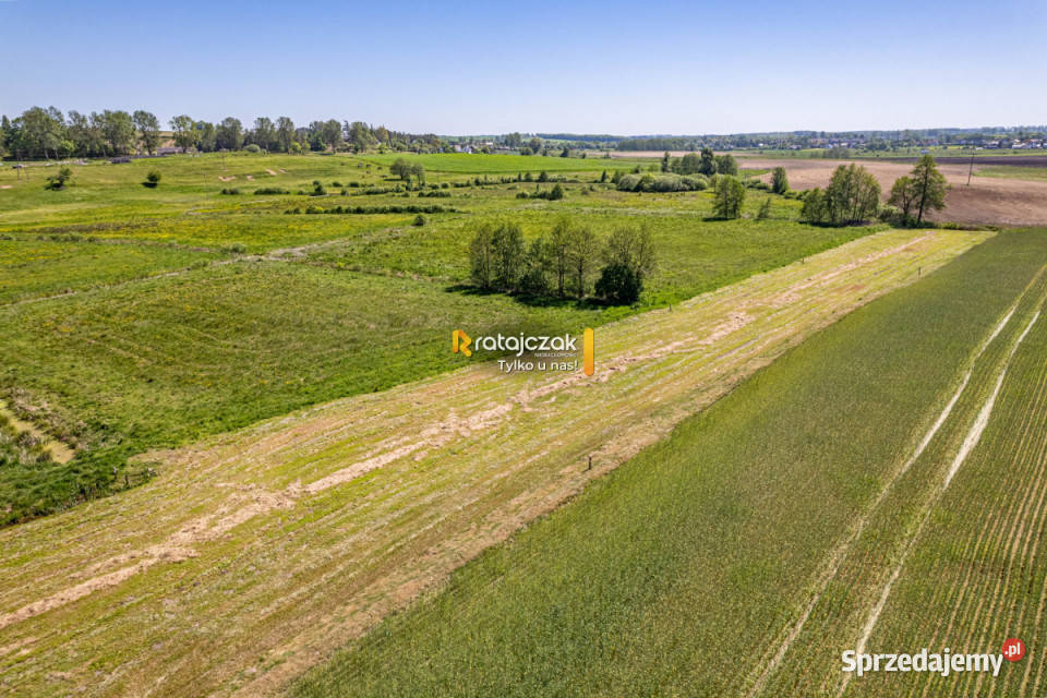 Działka 825m2 Parszczyce Łąkowa asfalt pomorskie