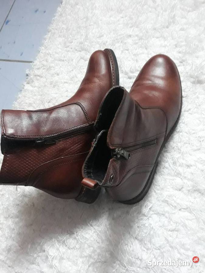 Skórzane trzewiczki damskie TAMARIS WOJAS Rzeszów