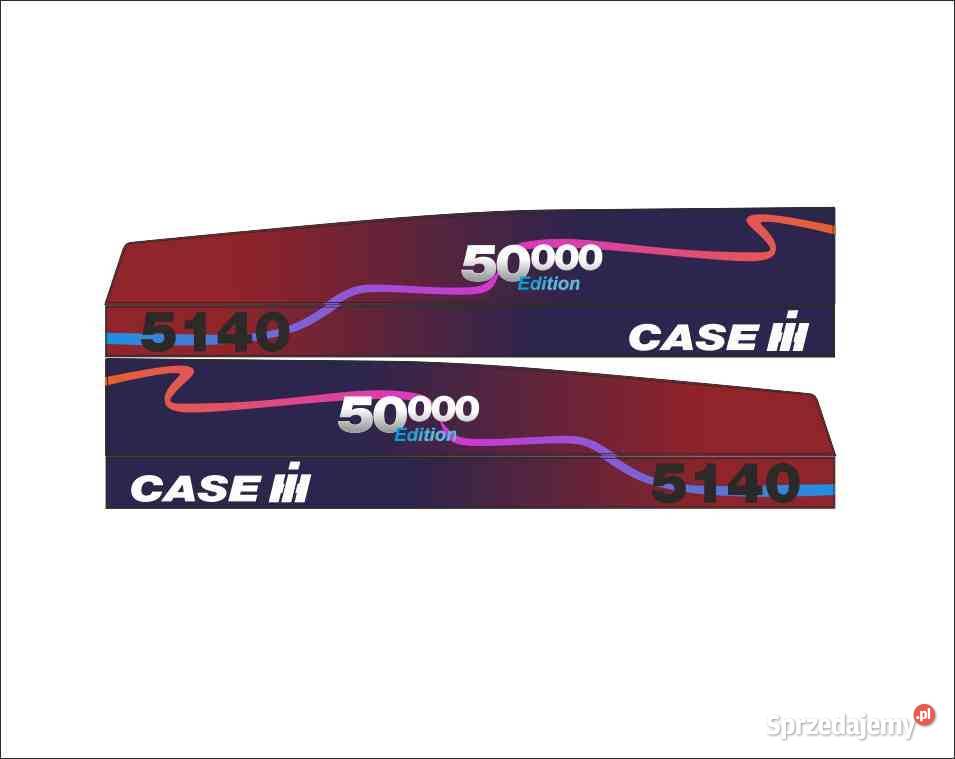 Naklejki CASE limited Edition 5140 mocne laminat Pleszew