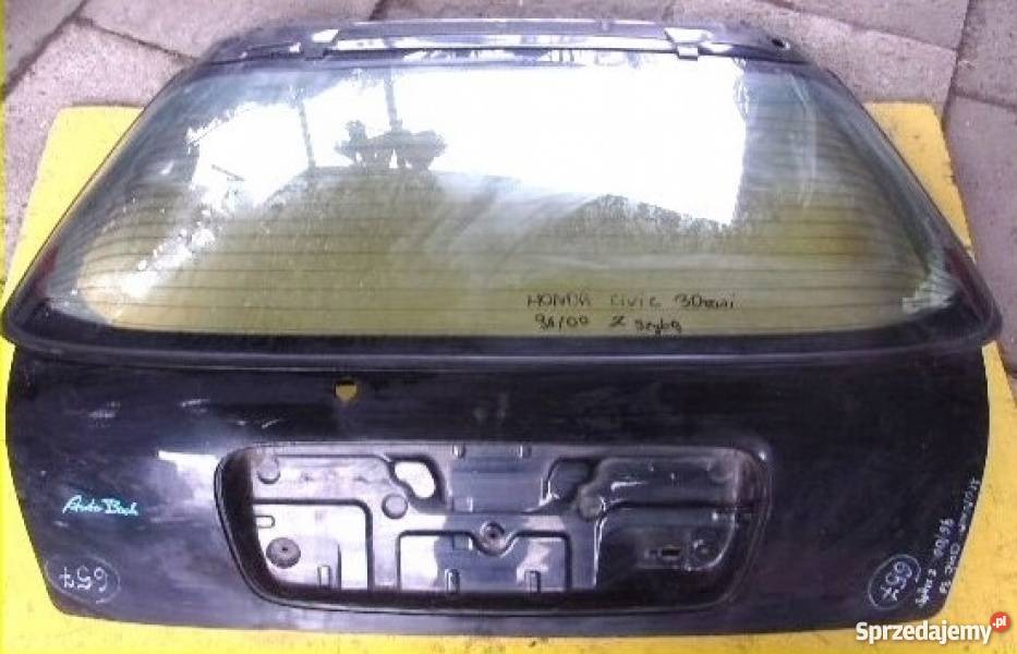 Honda civic 3d 1996 1998 2000 klapa tył z szybą Wrocław