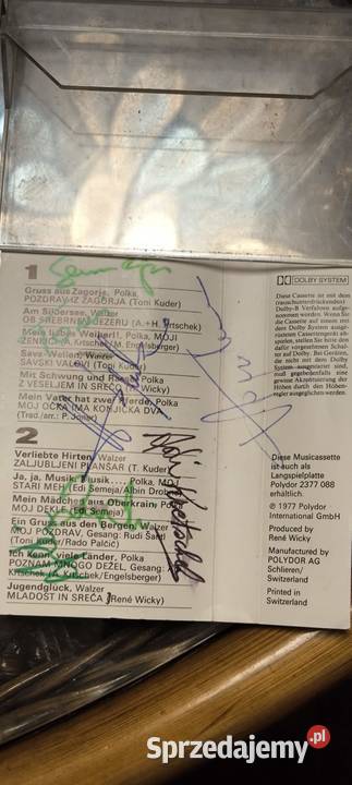 Autografy zespKretscheks Oberkrainer Musikanten Gliwice sprzedam