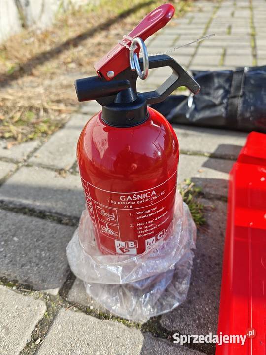 Zestaw trójkąt i gaśnica 1 Gliwice sprzedam