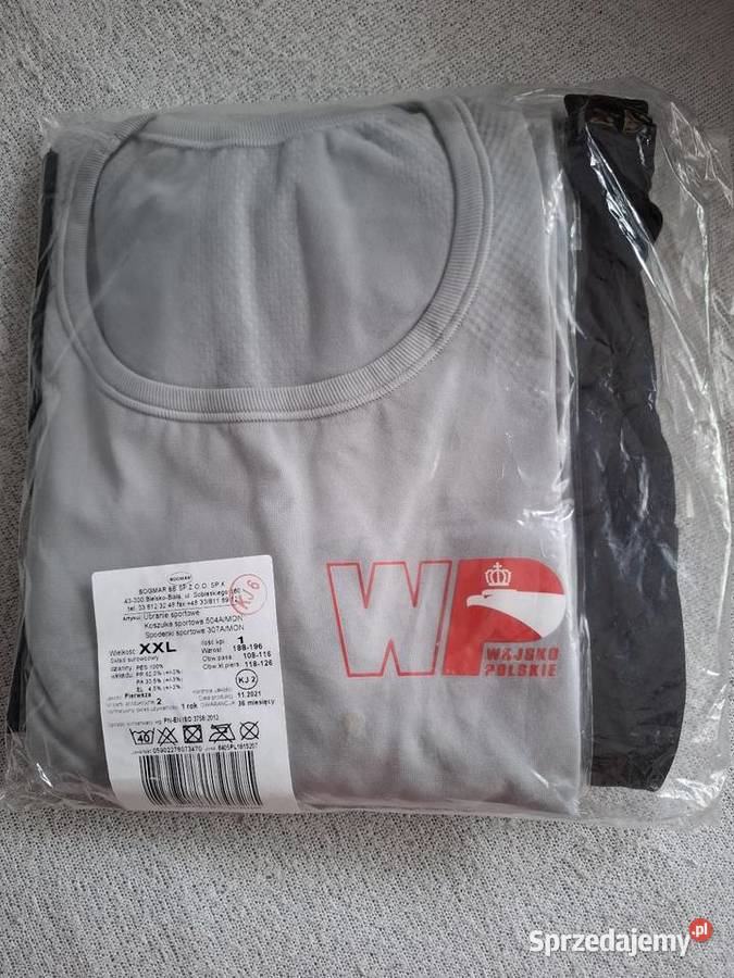 Ubranie sportowe MONWP dres komplet rozmiar XXL Poryte sprzedam