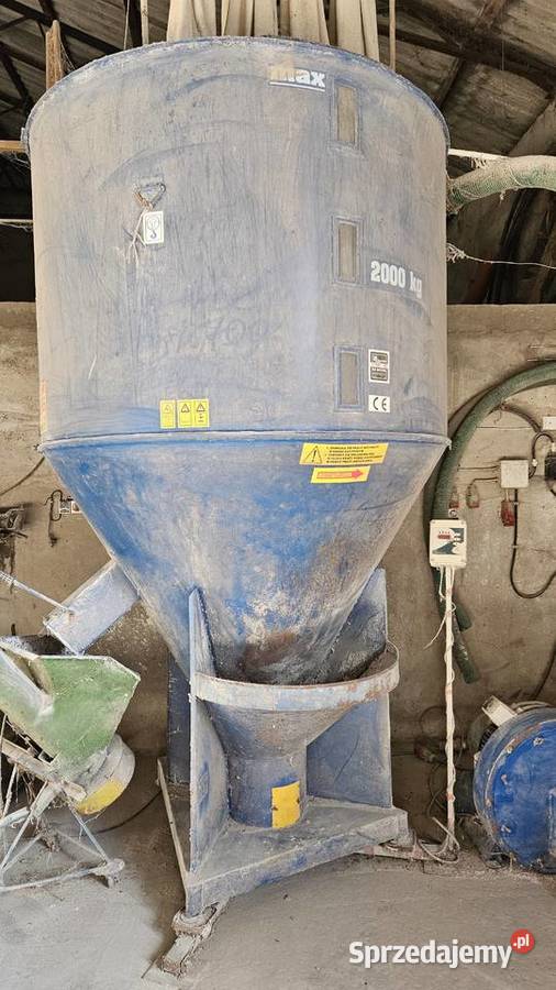 śrutownik BIN 11kW mieszalnik 2000 żmijka silosy Gosławice