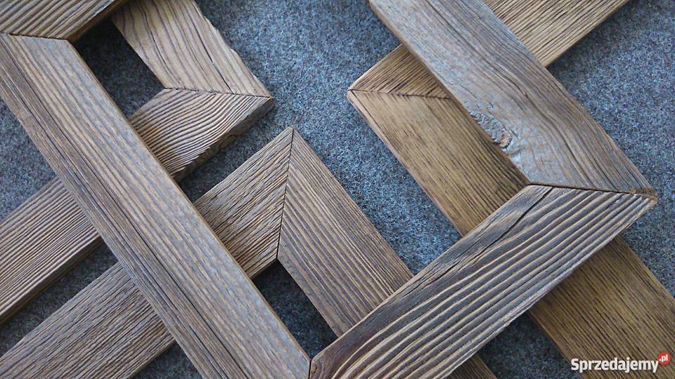 Ramka na zdjęcie obraz ze starego drewna Alldeco Warszawa