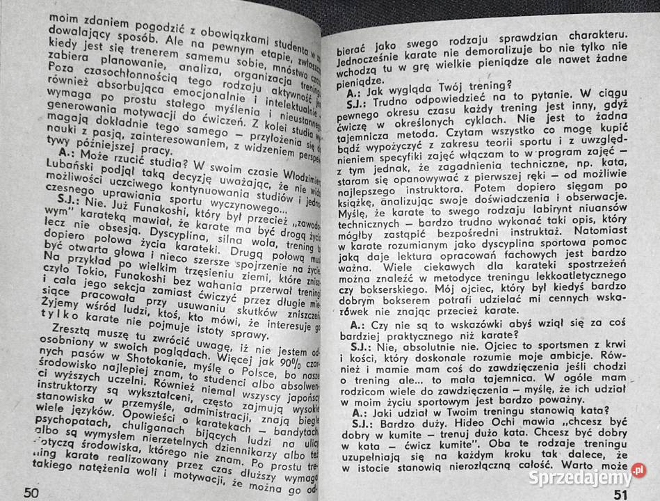 Karate sportowe Część 4 Jerzy Miłkowski Rok wydania 1980 Chełm