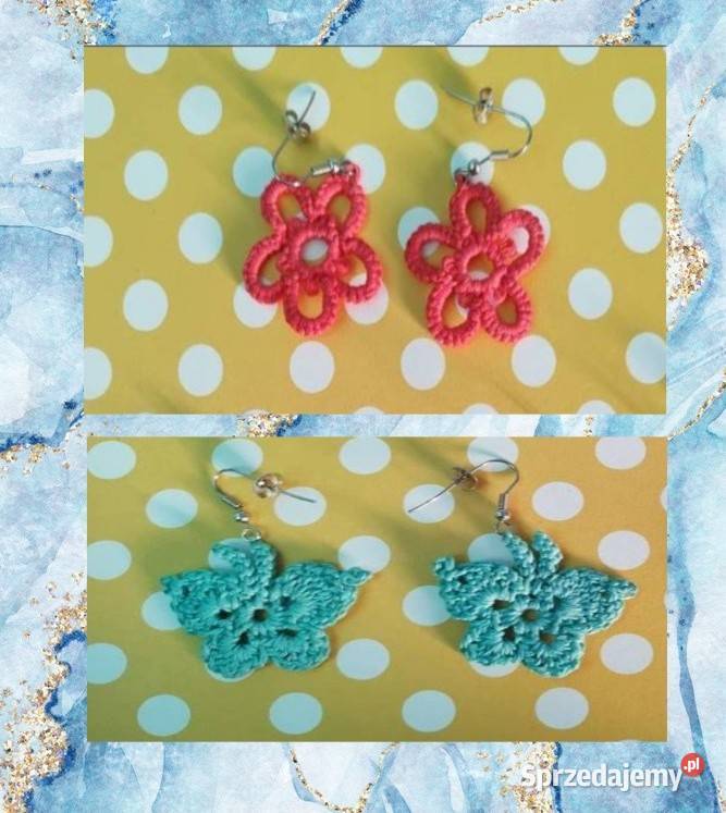 Kolczyki szydełkowe Kolczyki