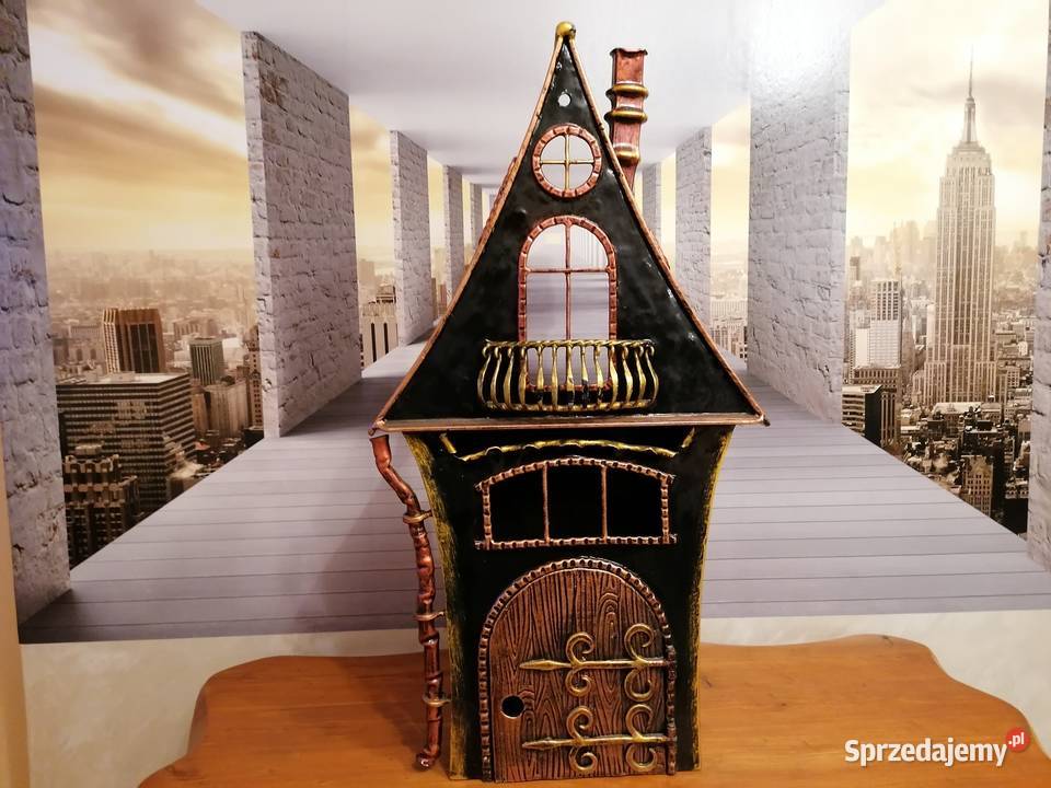 Skrzynka pocztowa ręcznie kuta metalowa domek Poznań