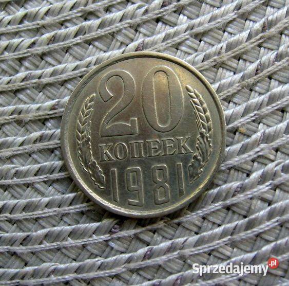 ZSRR 20 Kopiejek 1981r