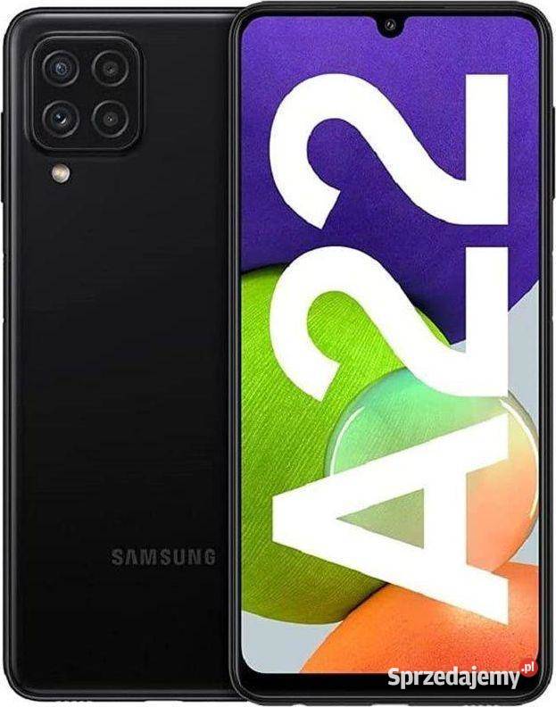 SAMSUNG Galaxy A22 SMARTFON 4/128GB czarny NOWY