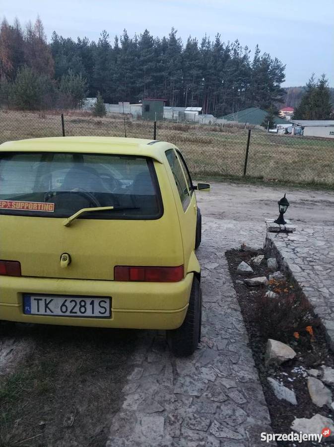 Fiat cinquecento sporting 12 8v autoalarm Żurada