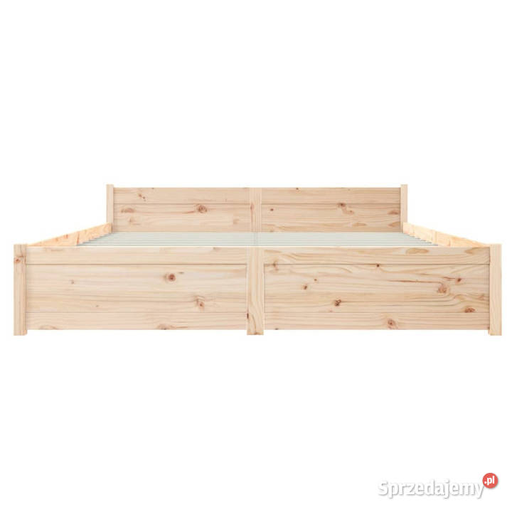 Rama łóżka bez materaca lite drewno 160x200 mazowieckie