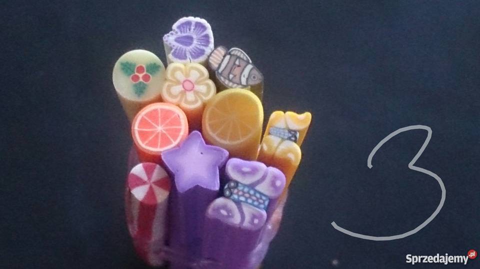 Patyczki fimo do ozdoby paznokci Wrocław sprzedam