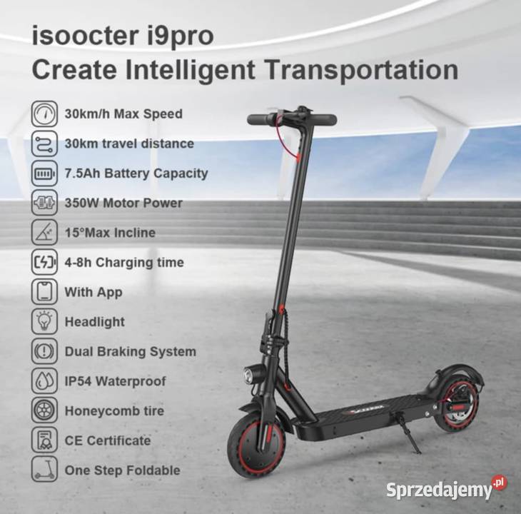 Hulajnoga elektryczna iScooter i9 350W Hulajnoga Warszawa