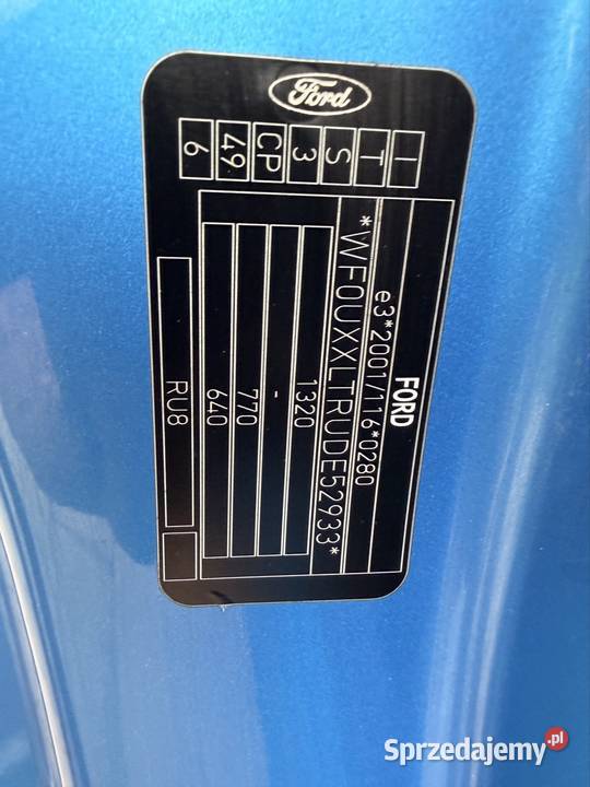 Ford Ka krajowy I rej 2014 ładny nowe opony 69KM łódzkie