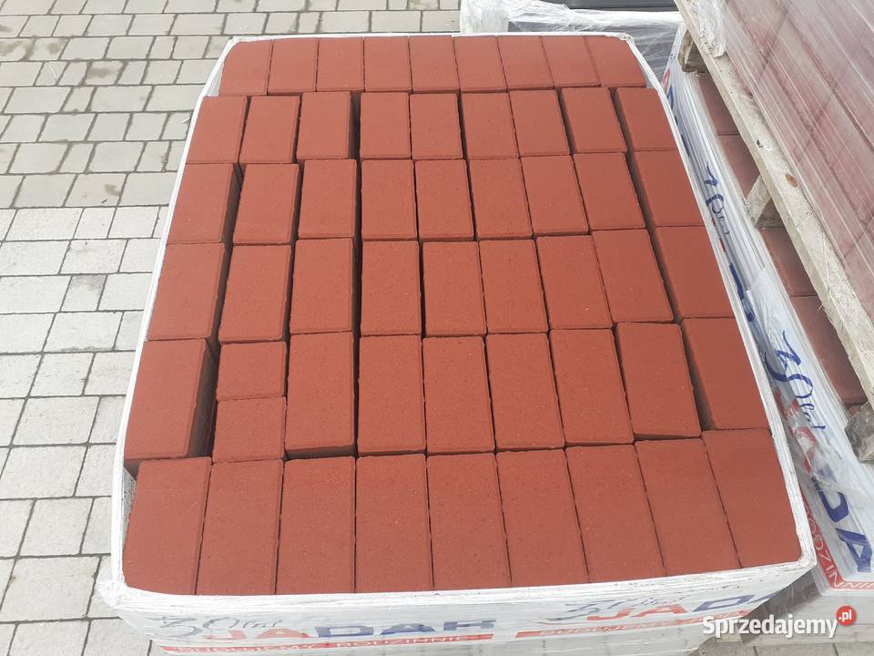 Kostka Brukowa Holland 4 Bordowy Prostokąt Jadar Podłoża Wielogóra