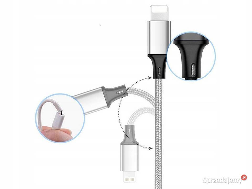 UNIWERSALNY KABEL PRZEWÓD USB 3W1 LIGHTNING Sosnowiec