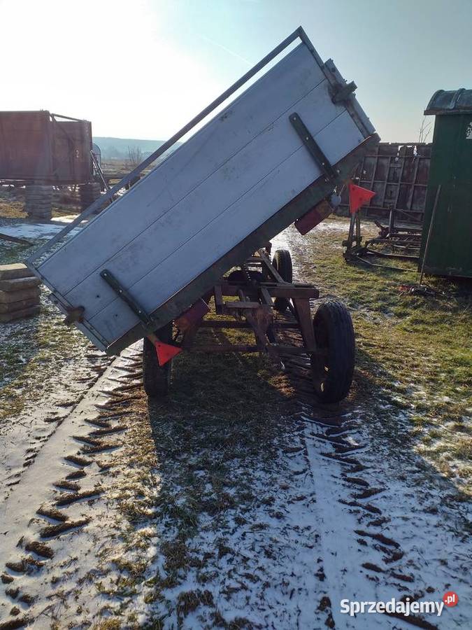 Przyczepa dwuosiowa wywrotka kiper mikrociągnik Zielona Góra
